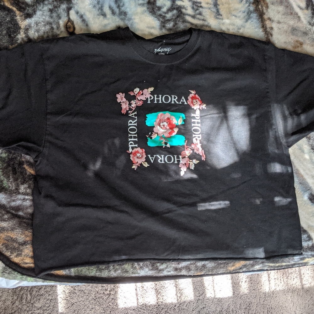 Yours Truly cropped T-shirt